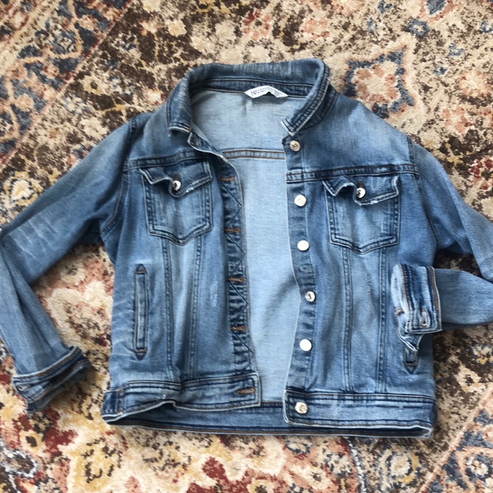 Zara women’s denim jacket
